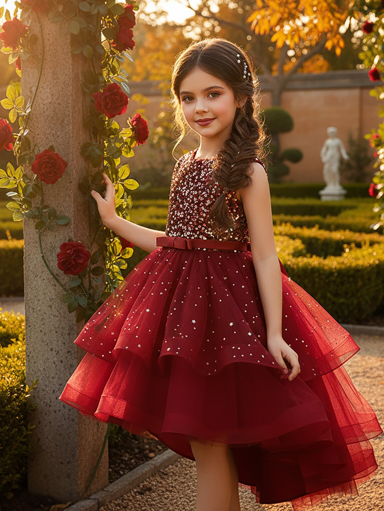 Vestido de Princesa con Lentej - Baby Clothing Dresser reseña y precio