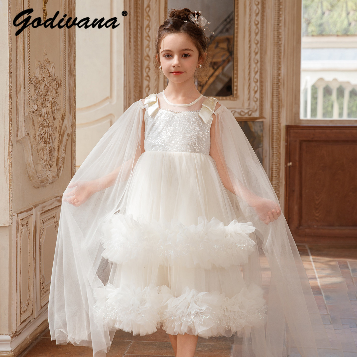 Vestido de Fiesta de Tul Blanc - Baby Clothing Dresser reseña y precio