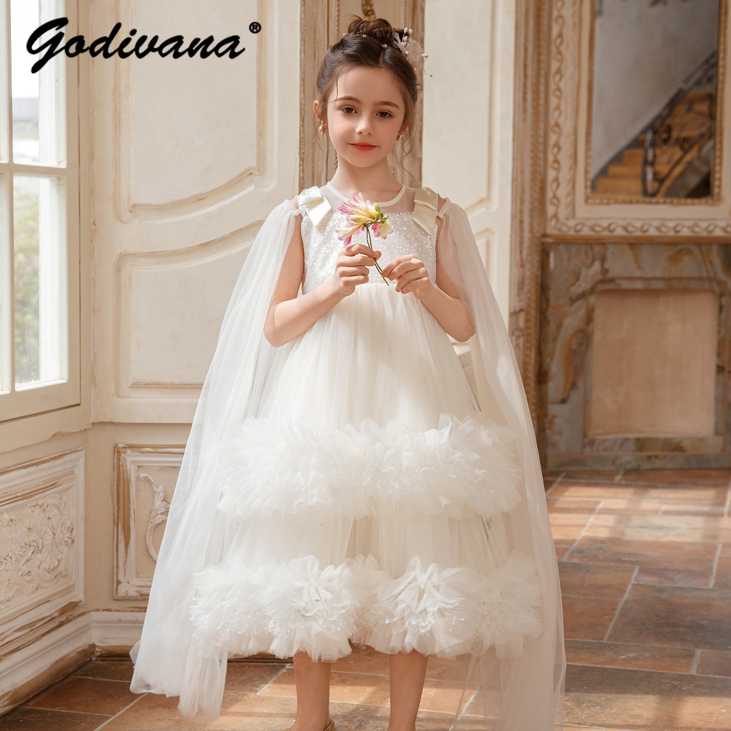 Vestido de Fiesta de Tul Blanc - Baby Clothing Dresser reseña y precio