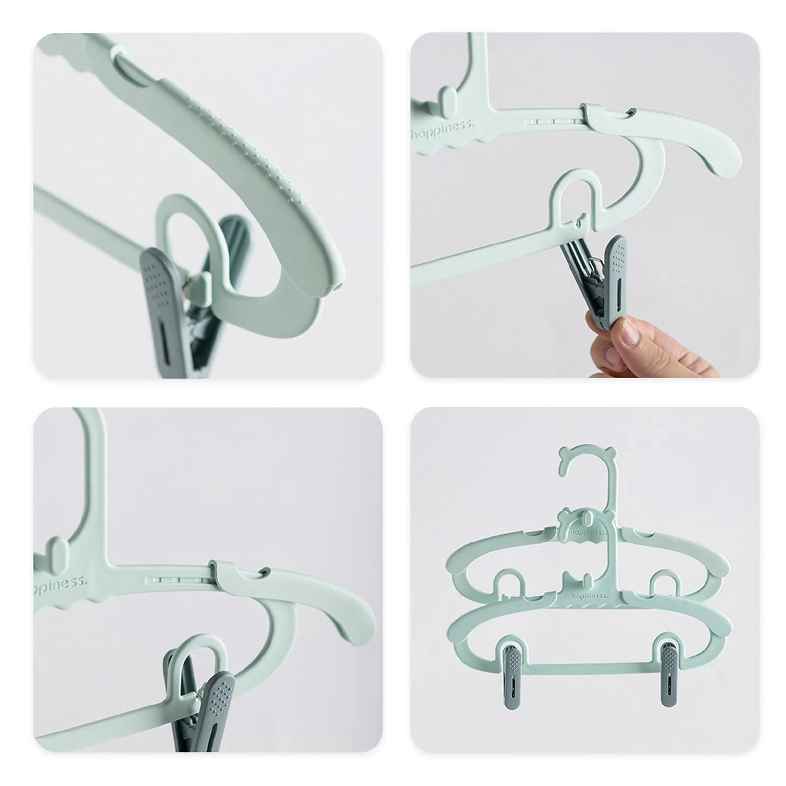 Perchas ajustables para ropa d - Baby Clothing Hanging Rack reseña y precio