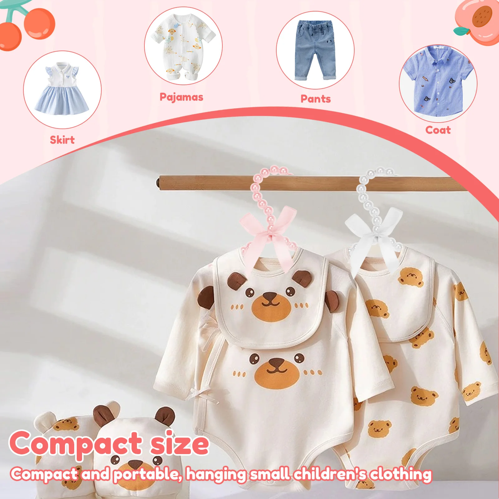 Colgador de perlas para niños, - Baby Clothing Dividers reseña y precio