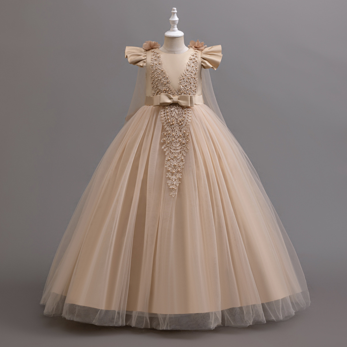 Nuevo vestido largo elegante p - Baby Clothing Dresser reseña y precio