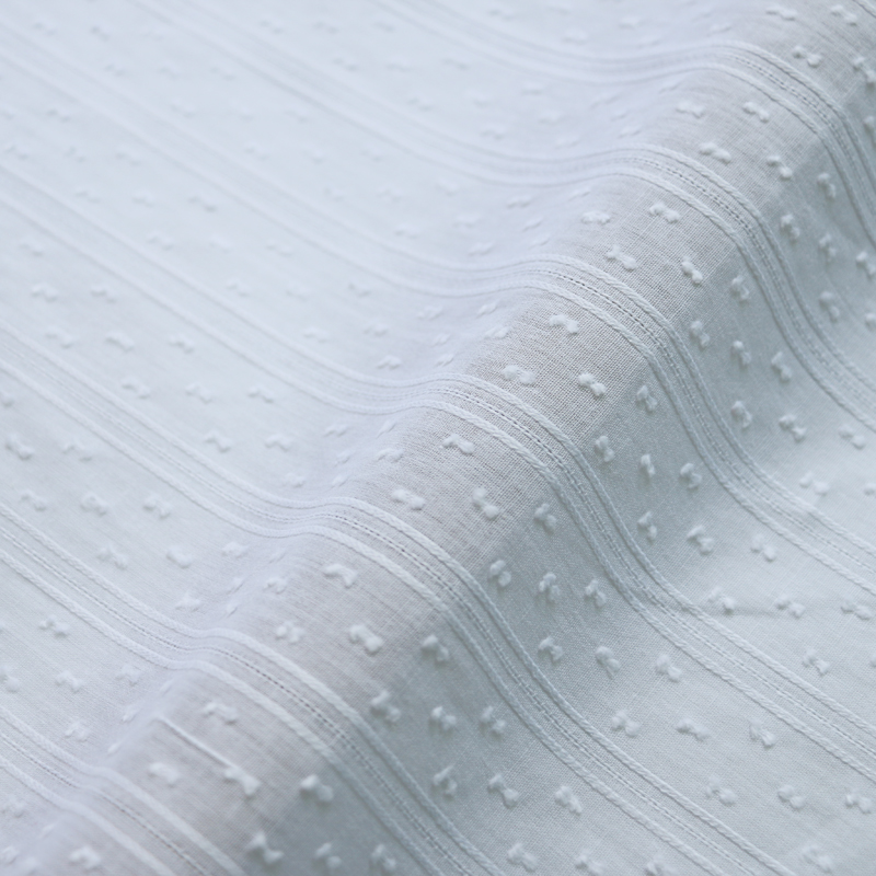 Tela Jacquard de algodón blanc - Baby Clothing Organic reseña y precio